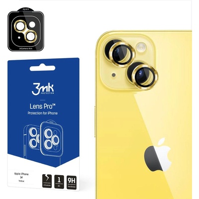3mk Protection Протектор за камера 3mk Lens Protection Pro за Apple iPhone 14, жълти (KXG0065590)