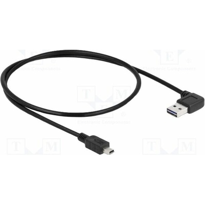 Delock 85175 USB 2.0 zlacený 0,5m černý