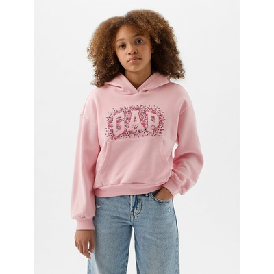 GAP Детски суитшърт с логото на GAP GAP | Rozov | Момичешки | 140-146