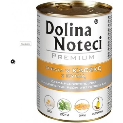 Dolina Noteci Dog Duck - Консерва за кучета с патешко и тиква 800 гр