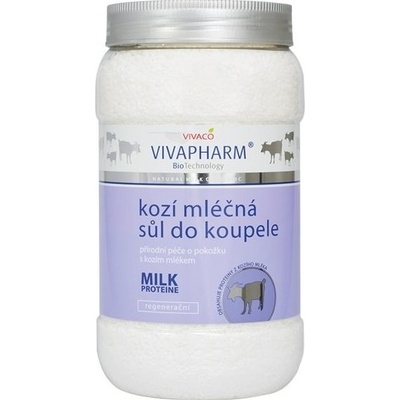 Vivapharm koupelnová sůl s kozím mlékem 1200 g