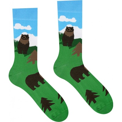 Hesty Socks Veselé ponožky Vysoké Tatry Medveď