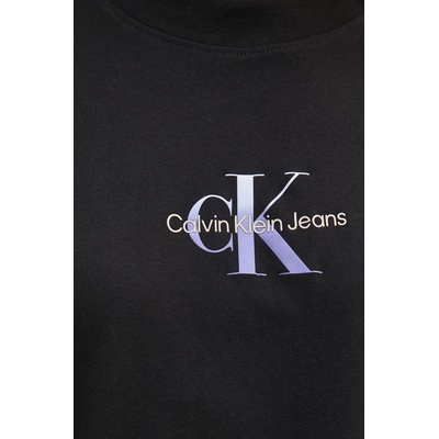 Calvin Klein Jeans Памучна тениска Calvin Klein Jeans в черно J20J225521 (J20J225521)