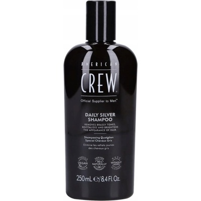 American Crew šampón na biele a sivé vlasy 250 ml