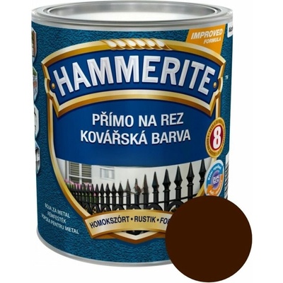 Hammerite Priamo na hrdzu kováčska farba 0,75 l hnedá