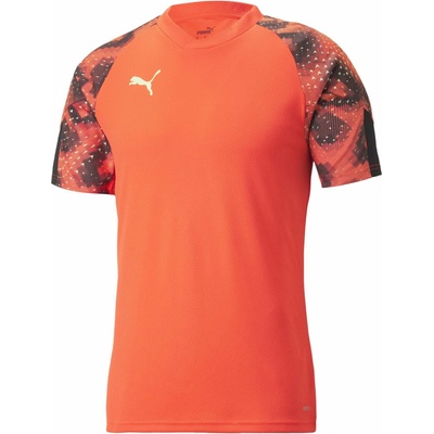 Puma pánsky dres INDIVIDUALFINAL WC JERSEY oranžová čierna vetlo zelená