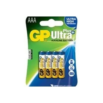 Image 1 of GP Batteries Батерии алкални GP Ultra PLus AAA, 1.5V, 4 бр (GPBAULTRALR03)