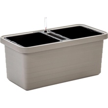 Plastia truhlík samozavlažovací Berberis Duo - taupe 80 cm