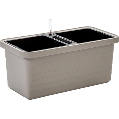 Plastia truhlík samozavlažovací Berberis Duo - taupe 80 cm