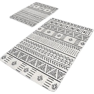 Mila Home Черно-бели изтривалки за баня в комплект от 2 бр. 60x100 cm - Mila Home (Bathmat-2li-Set1120)