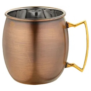 Horecano ANTIQUE-Мини шот/сосиера с релеф и медно покритие 4.50cm x 5.50cm - 70 ml(SG-86388) (0184138)