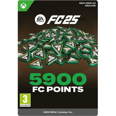 EA Sports FC 25 Xbox herná mena 5 900 FC Points SK