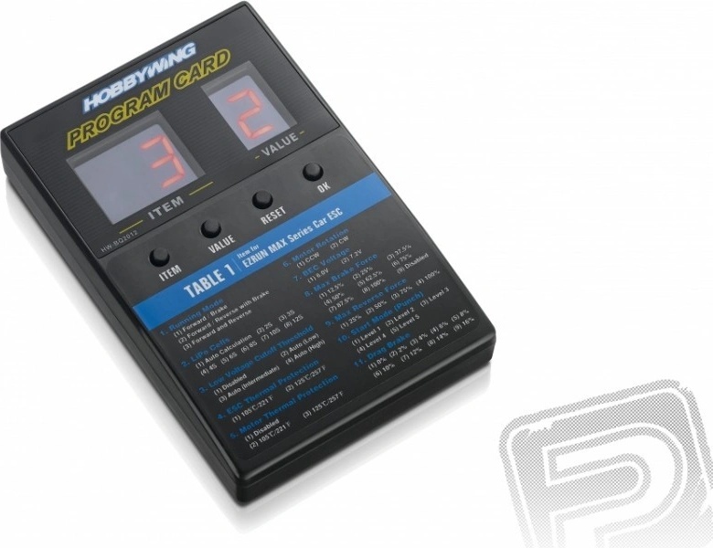 HOBBYWING LED programovacie box