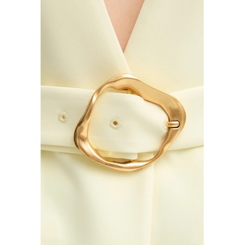 Isabelle Blanche Сако isabelle blanche в жълто с едно копче с изчистен дизайн is25ss-j040-t008 (is25ss.j040.t008)