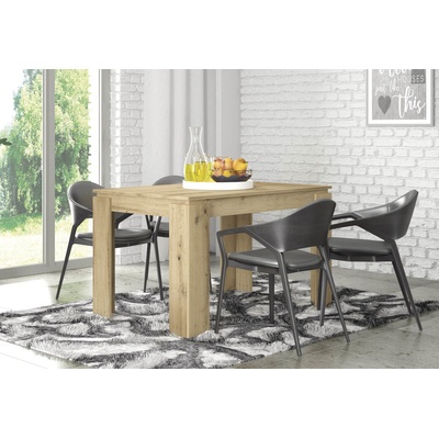 Голд - Аполо Разтегателна трапезна маса ЛЕО дъб артизан