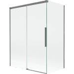 Mexen Rox параван за вана, 2-крилен плъзгащ се 120 + 70 x 150 см, прозрачен, gun metal - 8C9-120-070-95-00 (8C9-120-070-95-00)