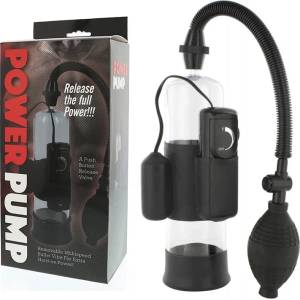  Вакуумна пенис помпа с вибрации - Power Pump (SEVCR00526)