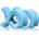 T-Tomi Clip клипс за количка Pastel blue 2 бр
