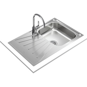 Teka Starbright 45 E-XM 1B 1D МИКРОЛЕН Иноксова мивка за вграждане, микролен, обръщаема, за шкаф със светъл отвор 45 см (М.1109.МС) Мивка за вграждане