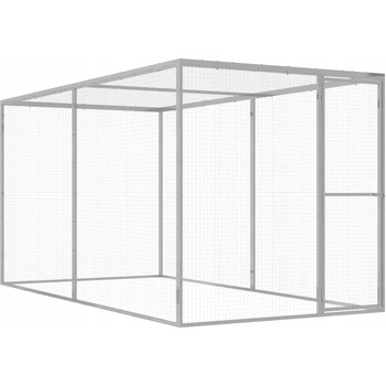 vidaXL Klec pro kočky 1,5 x 1,5 x 1,5 m