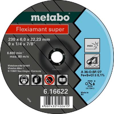 Metabo Brusný kotouč lomený 22.23 mm 616739000 25 ks