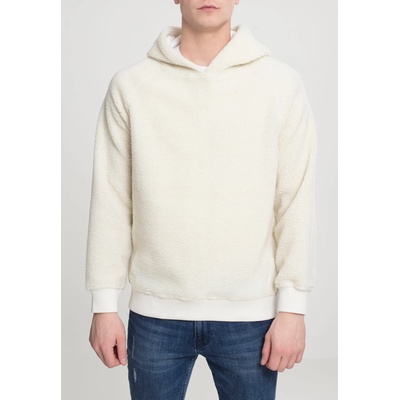 Urban Classics Мъжки пухкав суичър в бяло Sherpa offwhiteUB-TB2404-00555 - Бял, размер XXL