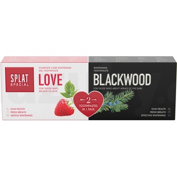 Splat Special Blackwood + Love zubná pasta 2 x 75 ml