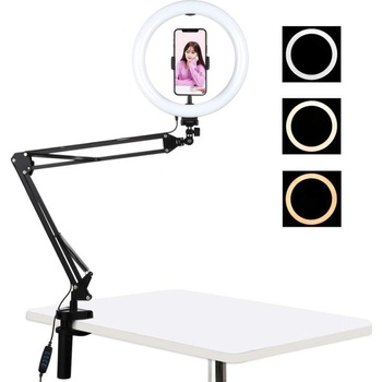 Puluz Selfie Ring kruhové LED svetlo + držiak na stôl PKT3090B