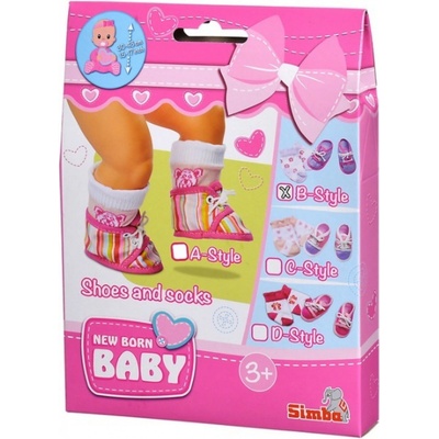 Simba New Born Baby set ponožky a botičky 38-43 cm