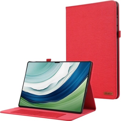 Vsetkonamobil 105107 FABRIC Zaklápací kryt pre Huawei MatePad Pro 12.2 červený