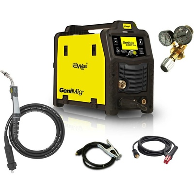 KOWAX GeniMig 240DP LCD SET 01QB Svařovací invertor MIG/MAG/LiftTIG/MMA + HOŘÁK + VENTIL