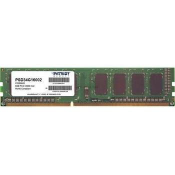 Patriot DDR3 4GB 1600MHz CL11 PSD34G160081