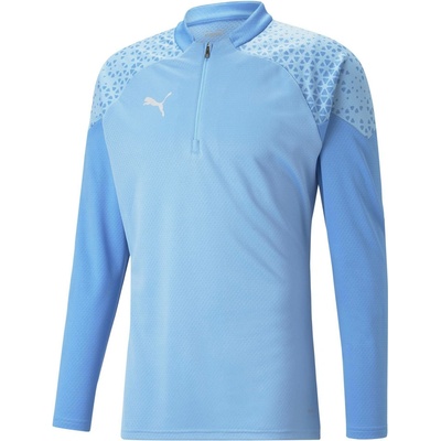 Puma Teamcup Training 1/4 Zip Top svetlomodrá