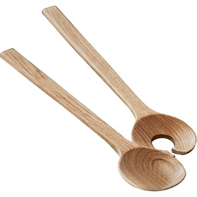 Bitz Súprava šalátových lyžíc 32 cm dub 2 ks