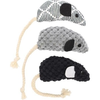 Flamingo plyš Mozza myšky 4 cm 3 ks