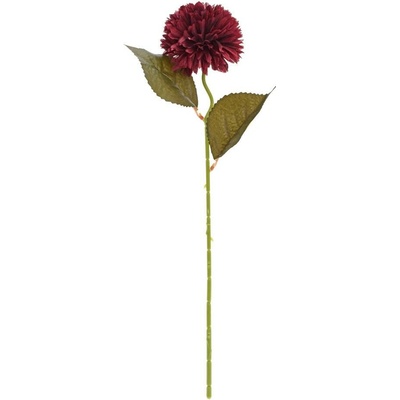 KS CHRYZANTÉMA POM-POM BORDOVÁ 45CM