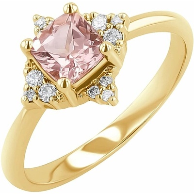 Eppi Prsten s morganitem a diamanty Ethany R46374