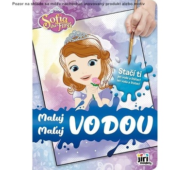 Maľuj vodou Sofia Prvá Disney