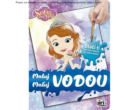 Maľuj vodou Sofia Prvá Disney