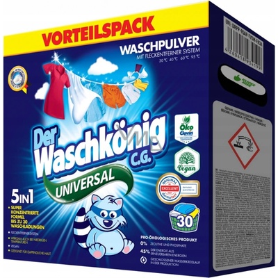 Waschkönig Universal prášok na pranie 1,95 kg 30 PD