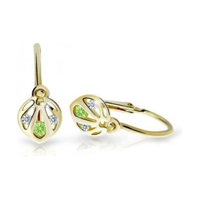 Cutie Jewellery detské náušnice C2265Z peridot Green