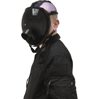 GasMaster Black MSX Smoke Full Visor Gas Mask