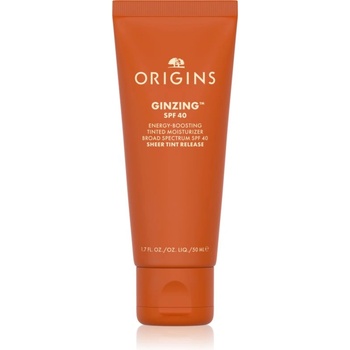 Origins GinZing Energy-Boosting Tinted Moisturizer дневен крем с ревитализиращ ефект SPF 40 50ml
