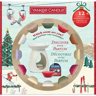 Yynkee Candle Aróma lampa + vonné vosky 12 ks