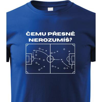 Dětské tričko Čemu přesně nerozumíš? ModráCanvas Dětské tričko Bezvatriko.cz 3367