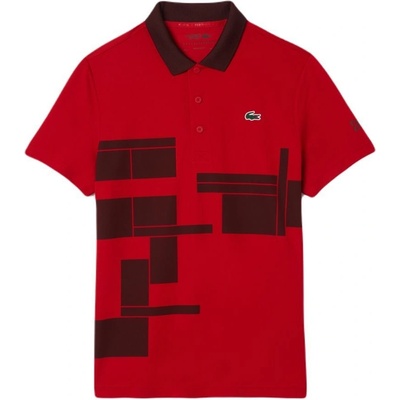 Lacoste Tennis x Novak Djokovic Fan Version Červený
