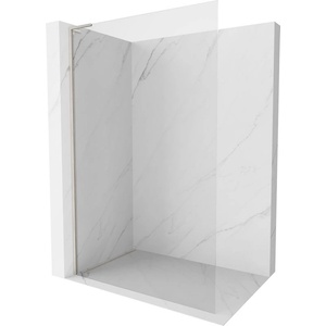 Mexen Kioto-X L стъклена стена за душ Walk-in 110 x 200 см, прозрачна 10 мм, матиран никел - 800-110-107-97-00-X (800-110-107-97-00-X)