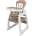 Caretero Столче За Хранене 2в1 + Маса Homee Brown Caretero