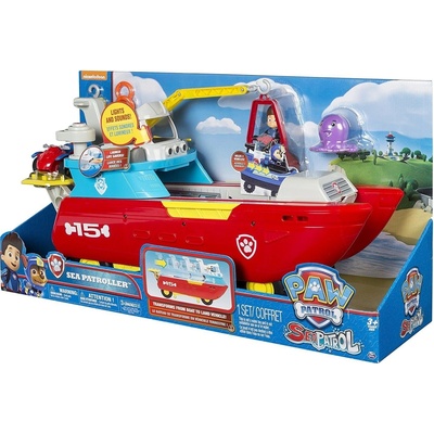Spin Master 6037846 Labková patrola Tlapková hliadka Sea Patroller Hliadková loď
