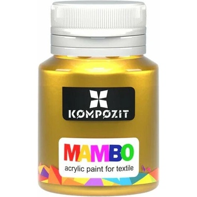 Mambo metalická farba na textil a kožu 20 ml 54 zlatá